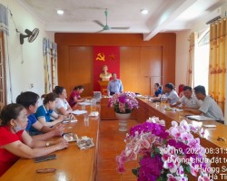 Hội Nông dân huyện Hương Sơn kiểm tra công tác Hội và phong trào nông dân tại Sơn Kim 2