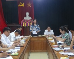 Đồng chí Nguyễn Thị Mai Thủy – Chủ tịch Hội Nông dân tỉnh phát biểu