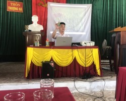 Hội Nông dân xã Phú Lộc tổ chức tập huấn kỹ thuật phòng trừ sâu bệnh hại lúa vụ hè thu năm 2023