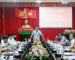 Đồng chí Phan Ngọc Long – Phó Bí thư Thường trực Thành ủy kết luận buổi làm việc