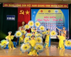 Hội Nông dân xã Sơn Bằng phối hợp tổ chức Hội diễn văn nghệ năm 2023
