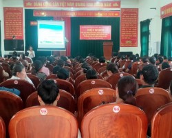 Hội Nông dân xã Xuân Thành tập huấn cho hội viên nông dân