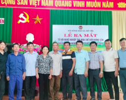 Hội Nông dân xã Việt Tiến ra mắt Tổ hội nghề nghiệp