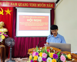 Hội Nông dân huyện Hương Sơn tổ chức Hội nghị Tổng kết 10 năm thực hiện Quyết định số 81/2014/QĐ-TTg; 10 năm thực hiện Nghị quyết số 19-NQ/HNDTW; 7 năm thực hiện Nghị quyết số 34-NQ/HNDTW