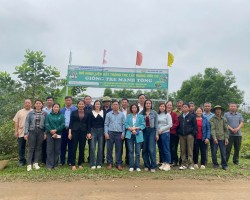Hội Nông dân thị trấn Đồng Lộc tổ chức tham quan, học tập các mô hình kinh tế có hiệu quả trên địa bàn huyện Can Lộc