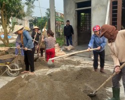 Hội Nông dân xã Thạch Thắng, thành phố Hà Tĩnh hỗ trợ làm nhà ở