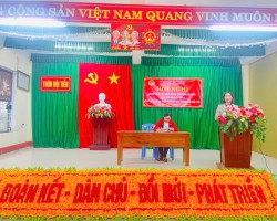 Chi hội Nông dân thôn Hội Tiến, xã Thạch Hội thành phố Hà Tĩnh tổ chức Hội nghị sơ kết công tác Hội quý I, triển khai nhiệm vụ quý II và phát động phong trào sản xuất kinh doanh giỏi năm 2025
