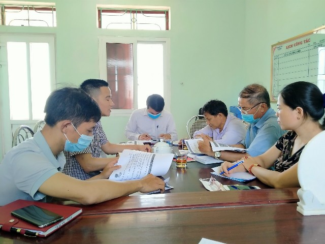 Hình ảnh cuộc họp Ban Chấp hành Hội Nông dân phường