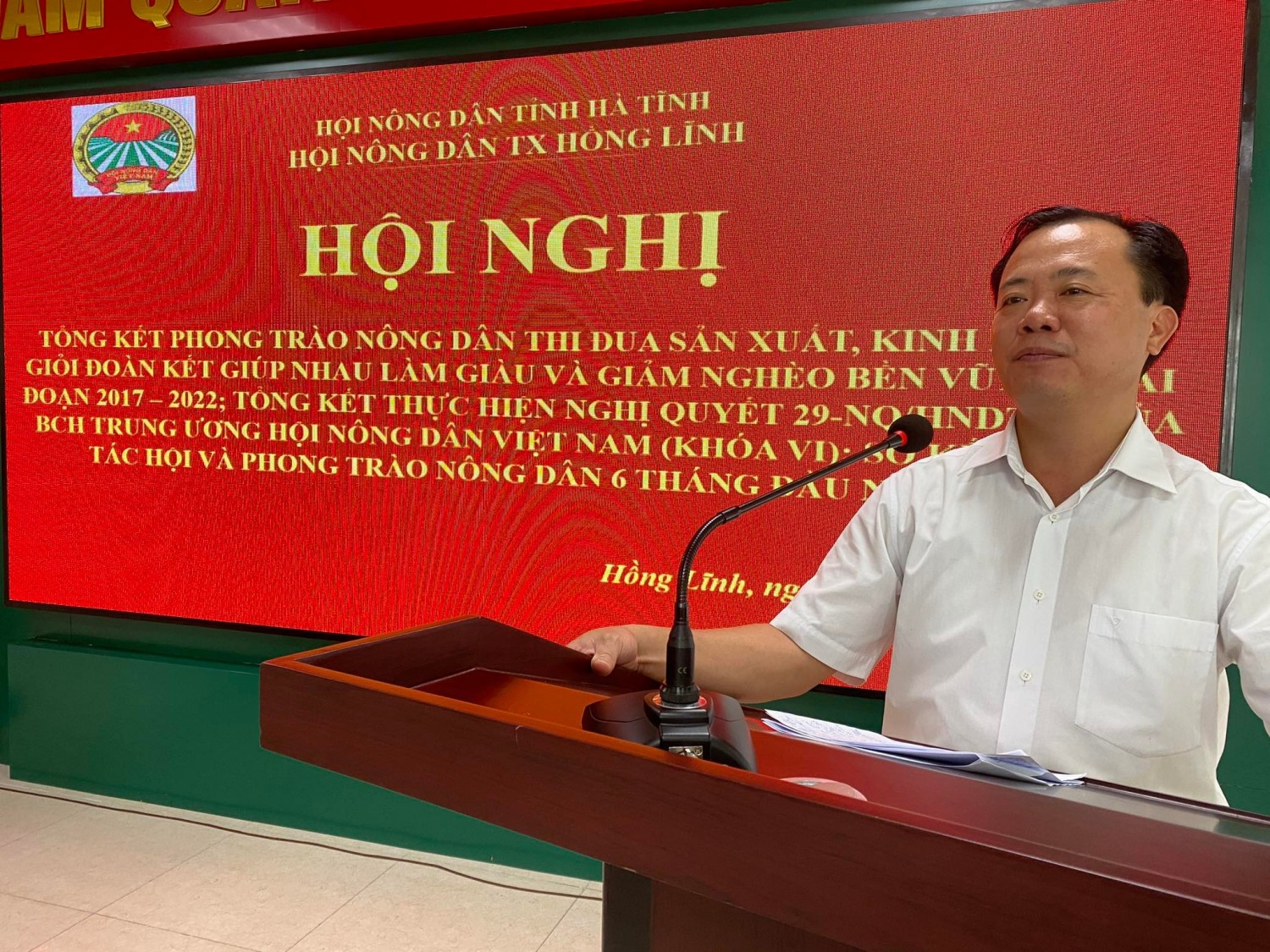 Phó Bí thư thường trực Nguyễn Thăng Long phát biểu chỉ đạo tại hội nghị