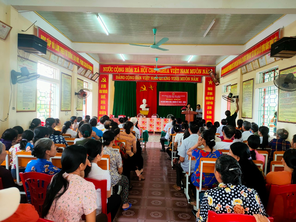 Đại hội Chi hội thôn Tiền Thượng, Tân Lâm Hương