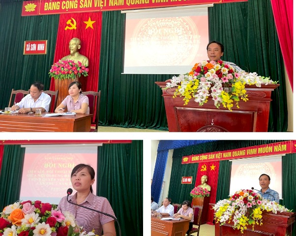 Xã Sơn Ninh tổ chức Hội nghị Đối thoại trực tiếp giữa người đứng đầu cấp ủy, chính quyền với Nhân dân lần thứ 2 năm 2023
