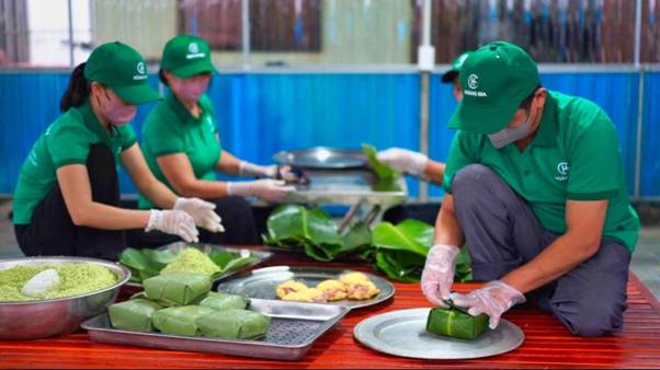 Hội Nông dân xã Xuân Phổ hỗ trợ xây dựng thành công sản phẩm OCOP bánh chưng xanh Hoàng Gia