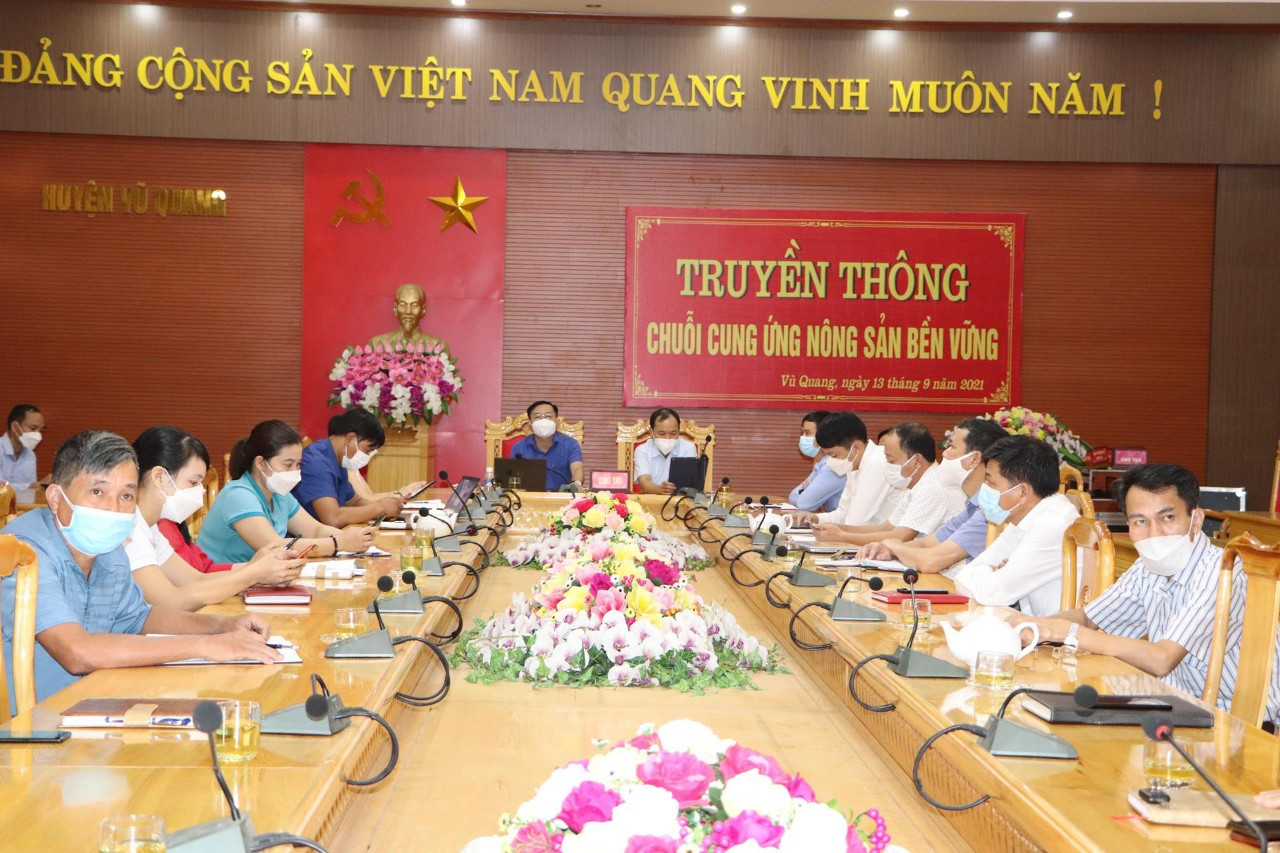 Hội Nông dân huyện Vũ Quang phát huy vài trò trong kết nối tiêu thụ sản phẩm nông nghiệp