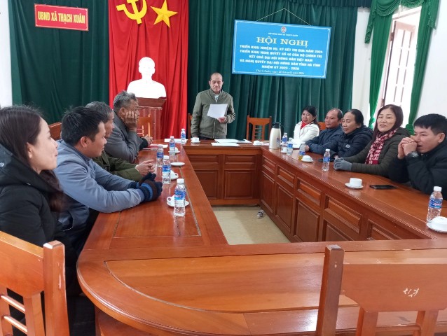 Hội Nông dân xã Thạch Xuân tổ chức Hội nghị tuyên truyền Nghị quyết số 46 của Bộ Chính trị, báo cáo kết quả Đại hội đại biểu Hội Nông dân Việt Nam lần thứ VIII