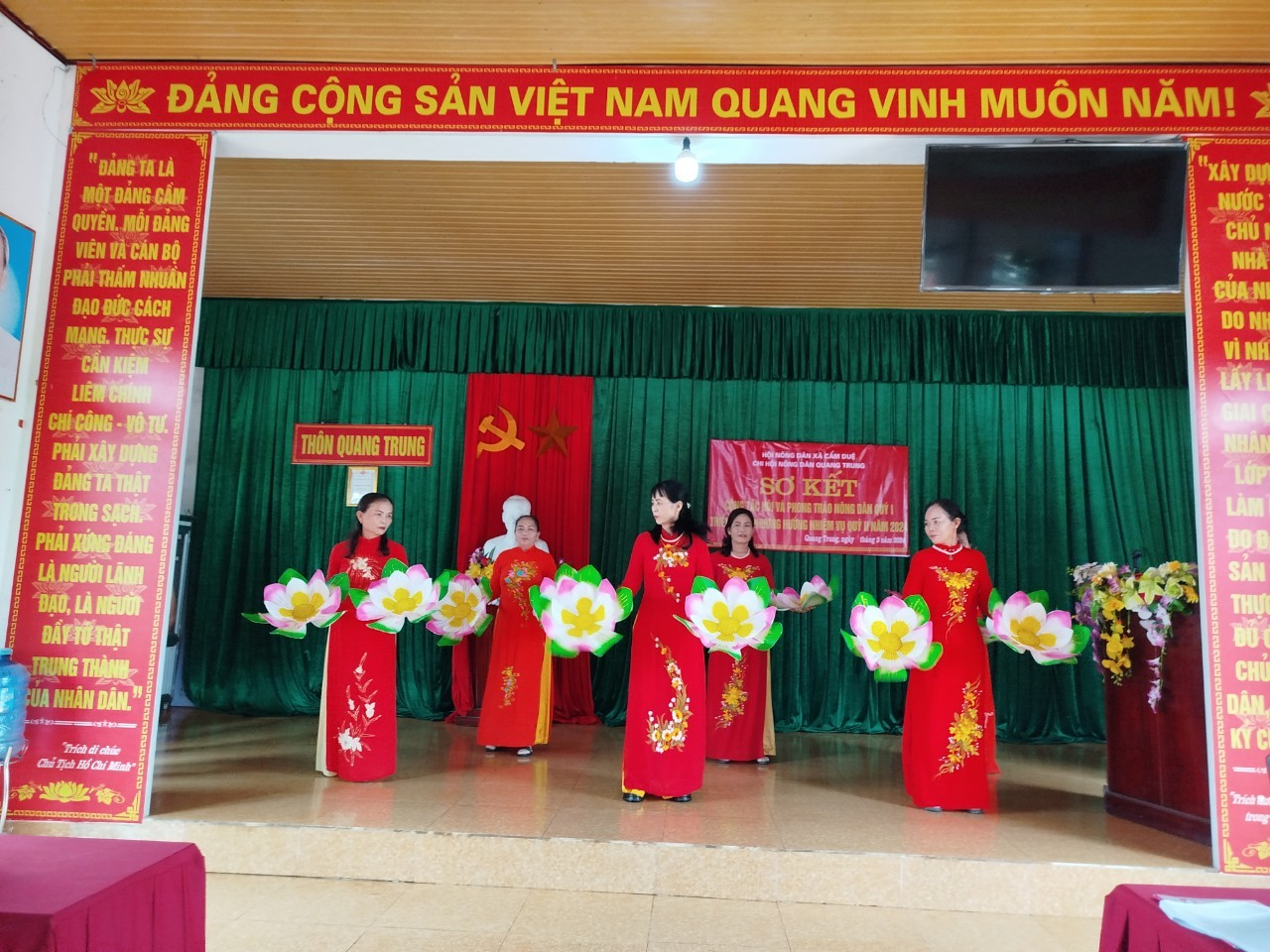 Chi hội nông dân Quang Trung, xã Cẩm Duệ tổ chức hội nghị sơ kết công tác Hội và phong trào nông dân quý I, triển khai nhiệm vụ quý II năm 2024