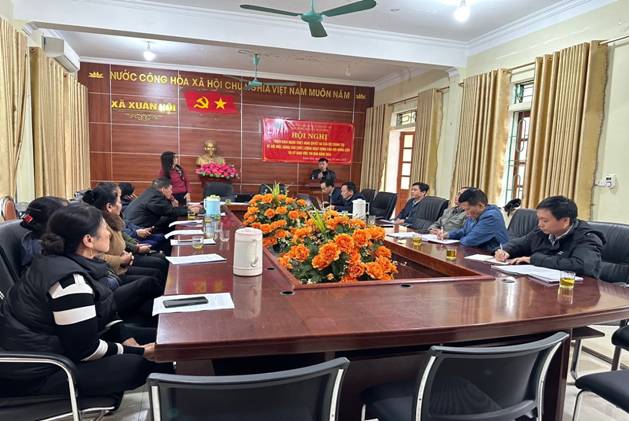 Hội Nông dân xã Xuân Hội tổ chức Hội nghị triển khai “Nghị quyết số 46 ngày 20/12/2023 của Bộ Chính trị