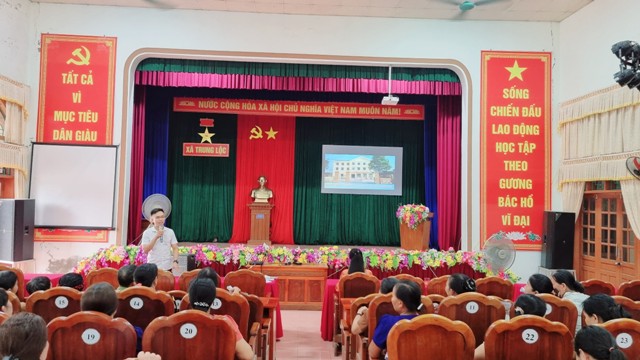 Hội Nông dân xã Trung Lộc tổ chức tập huấn