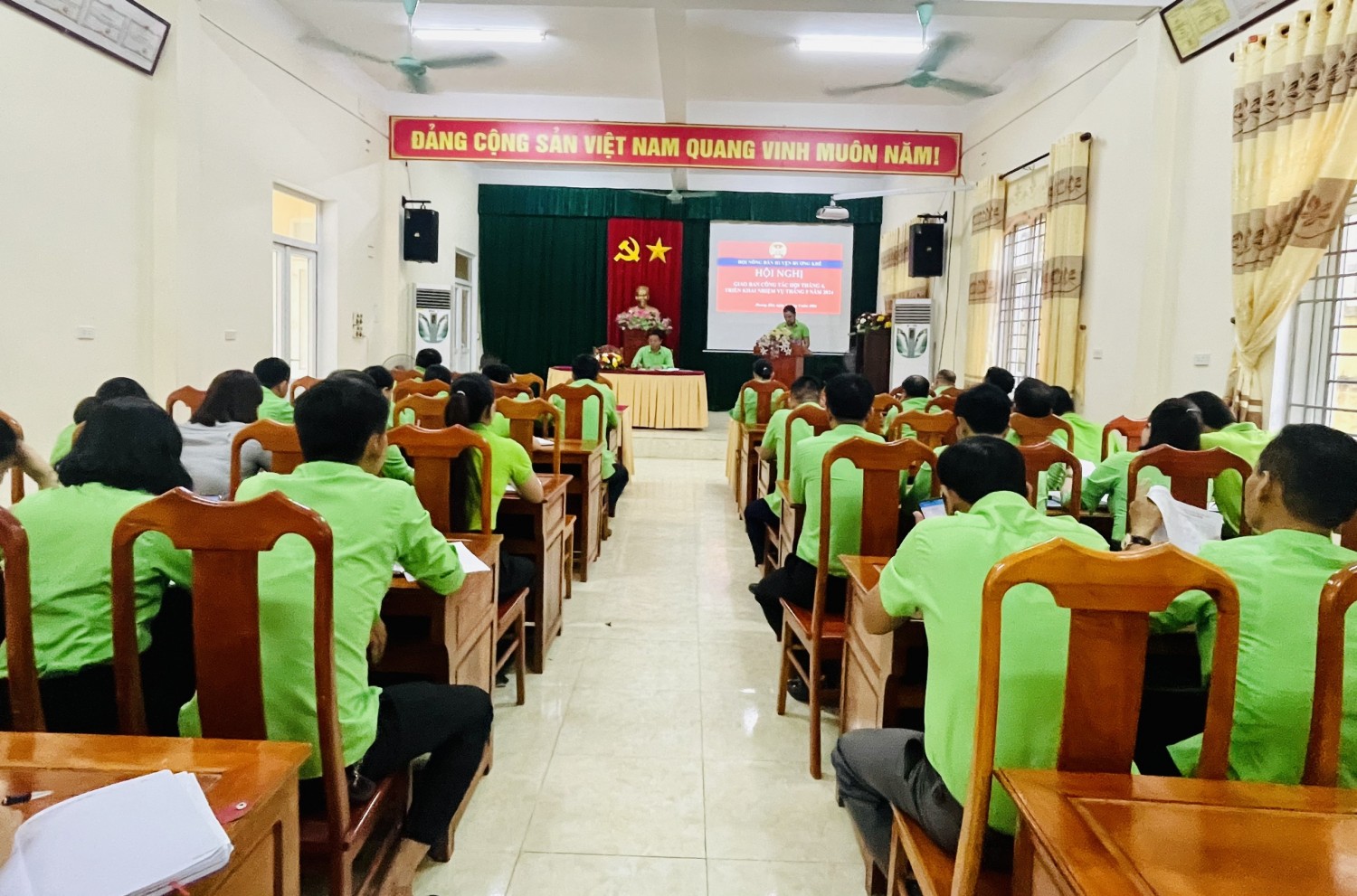 Hội Nông dân huyện Hương Khê tổ chức hội nghị giao ban thường kỳ tháng 5/2024