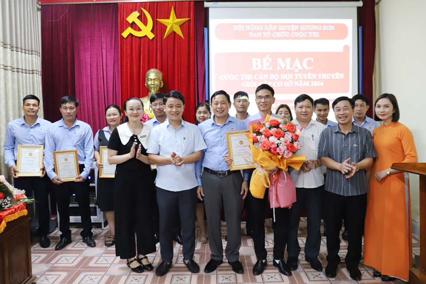 Hương Sơn tổ chức cuộc thi cán bộ hội tuyên truyền giỏi cấp cơ sở năm 2024