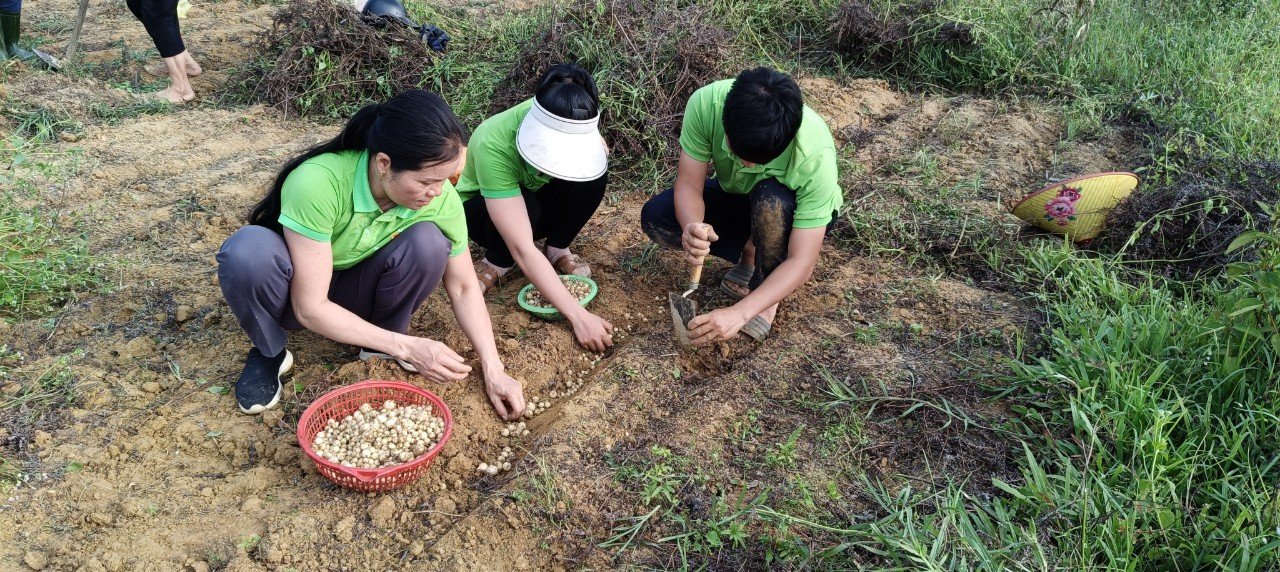 Hội Nông dân xã Hương Liên hợp Hương Khê sơ kết công tác hội và phong trào nông dân 6 tháng đầu năm