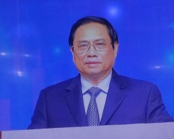 Đồng chí Phạm Minh Chính - Thủ tướng Chính phủ phát biểu tại hội nghị