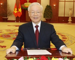 Tổng Bí thư Ban chấp hành Trung ương Đảng Cộng sản Việt Nam Nguyễn Phú Trọng gửi lời chúc năm mới Quý Mão 2023