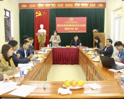 Hội Nông dân huyện Vũ Quang duyệt Đại hội Hội Nông dân xã, thị trấn nhiệm kỳ 2023-2028