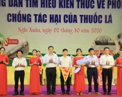 Hội thi về phòng chống tác hại của thuốc lá tại huyện Nghi Xuân năm 2020