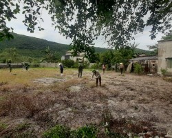 Hội Nông dân xã Kỳ Nam tổ chức ra quân 30 ngày cao điểm xóa bỏ vườn hoang, vườn tạp
