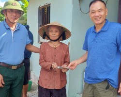Hội Nông dân xã Thiên Lộc giúp đỡ hộ nghèo xây dựng nhà ở năm 2023