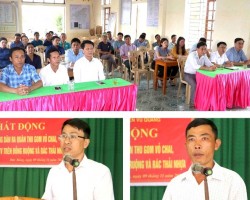 Hội Nông dân huyện Vũ Quang phát động phong trào thu gom vỏ chai nhựa, bao bì thuốc BVTV trên đồng ruộng