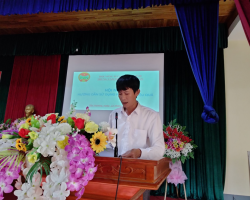 Hội Nông dân xã Tân Hương phối hợp tổ chức Hội nghị Hướng dẫn sử dụng phân bón có hiệu quả