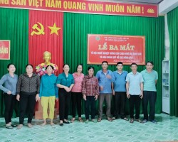 Hội Nông dân xã Bình An huyện Lộc Hà tổ chức ra mắt Tổ hội nghề nghiệp chăn nuôi bò sinh sản và giải ngân nguồn vốn Quỹ Hỗ trợ nông dân cấp huyện