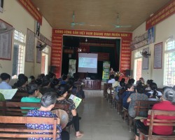 Hội Nông dân huyện Cẩm Xuyên phối hợp tổ chức 8 lớp tập huấn sử dụng phân bón Lâm Thao và giới thiệu việc làm cho hội viên