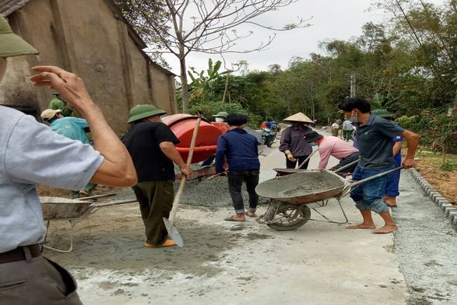 Đức Thọ: Hội Nông dân các xã tham gia xây dựng nông thôn mới (NTM) nâng cao, NTM kiểu mẫu