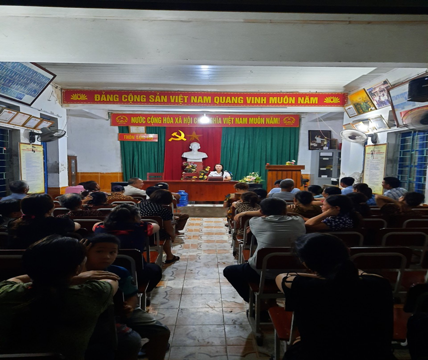 Hội Nông dân xã Nam Điền và Tân Lâm Hương tổ chức sinh hoạt chi hội và tuyên truyền phổ biến giáo dục pháp luật cho hội viên