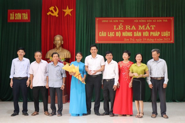 Ra mắt Câu lạc bộ Nông dân với pháp luật tại xã Sơn Trà huyện Hương Sơn