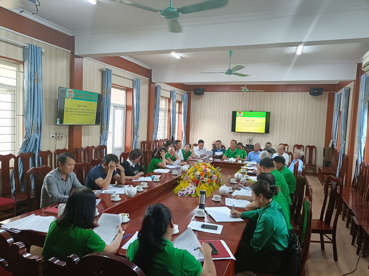 Hội Nông dân phường Đức Thuận tổng kết công tác Hội và phong trào nông dân năm 2023