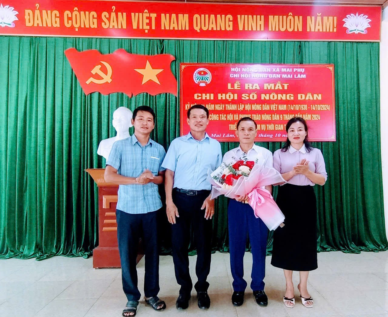 Ra mắt Chi hội số Nông dân thôn Mai Lâm, xã Mai Phụ, huyện Lộc Hà