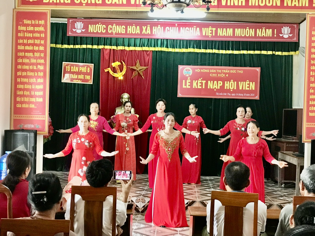 Hội Nông dân thị trấn Đức Thọ phát huy vai trò "Dân vận khéo" trong thực hiện vận động quần chúng vào tổ chức Hội