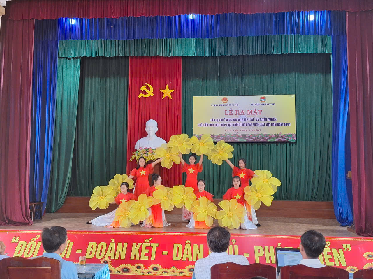 Hội Nông dân xã Kỳ Thọ tổ chức lễ ra mắt Câu lạc bộ “Nông dân với pháp luật” năm 2024